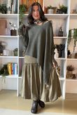 Paloma Pouf Layering Dress Olive